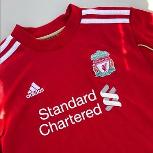 Adidas Kids Red Liverpool FC Shirt